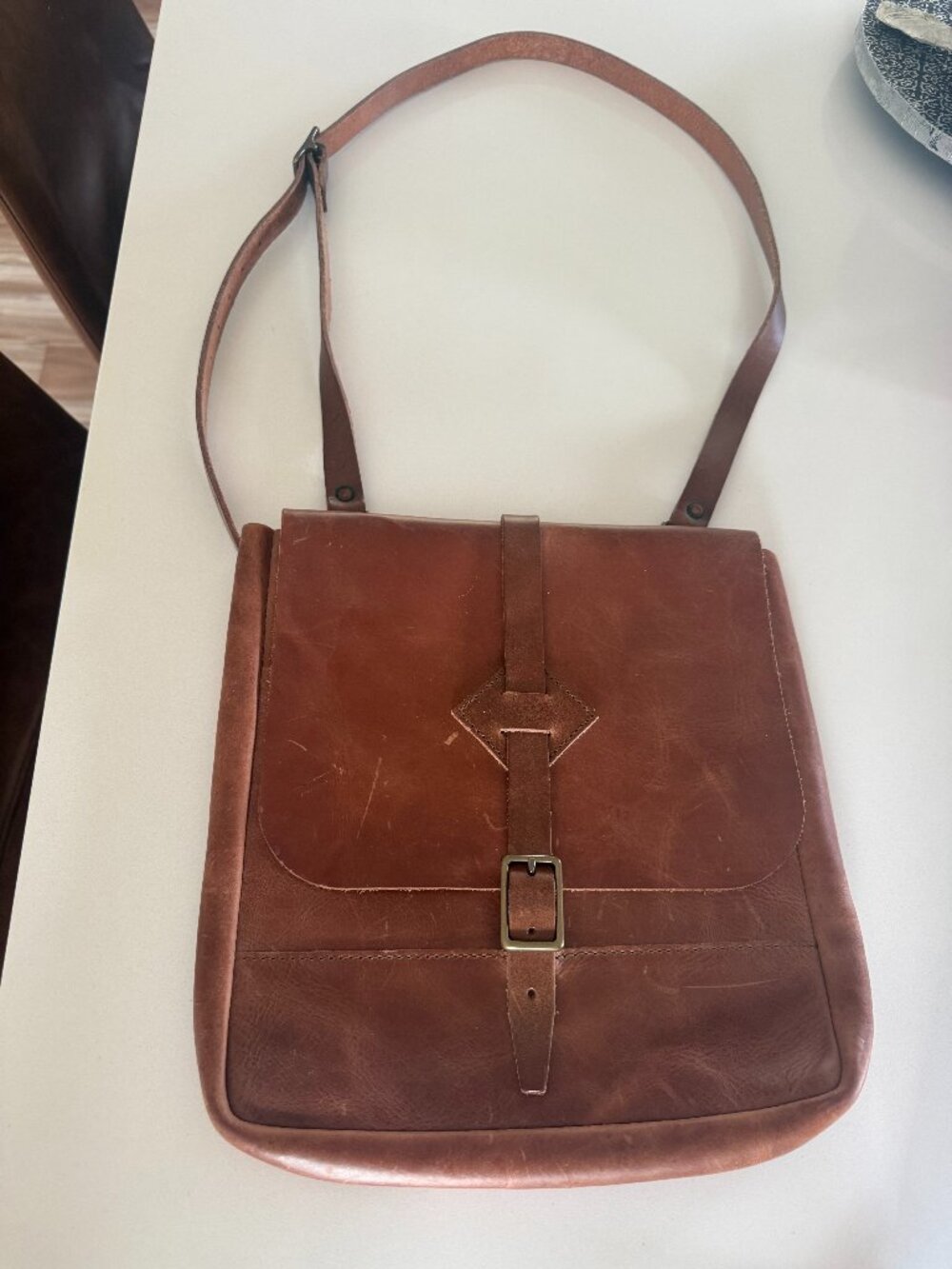 Whipping Post Mailman Leather Bag | Genuine Leather Crossbody